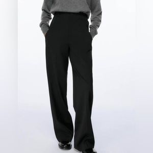 Zara high waist wide leg trouser SMALL